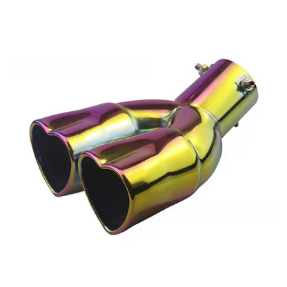 Car Heart-Shaped Tail Pipe Silencer