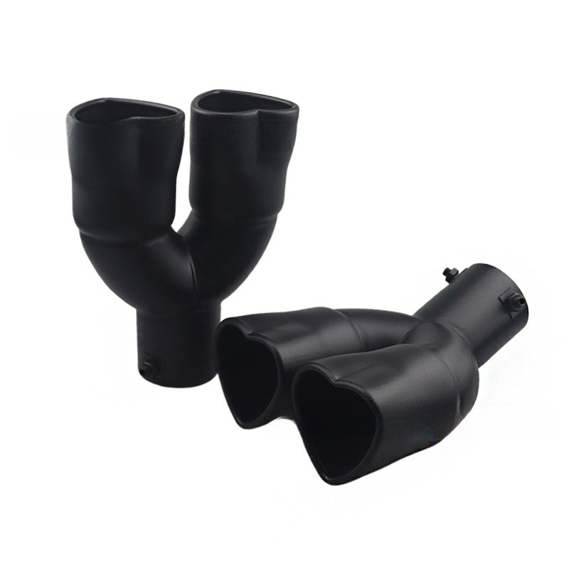 Car Heart-Shaped Tail Pipe Silencer