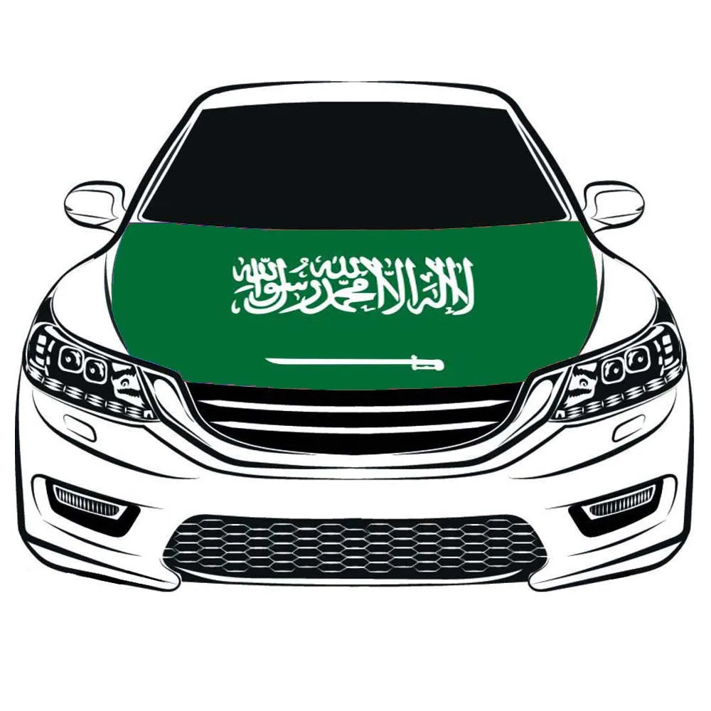 car hood flag
