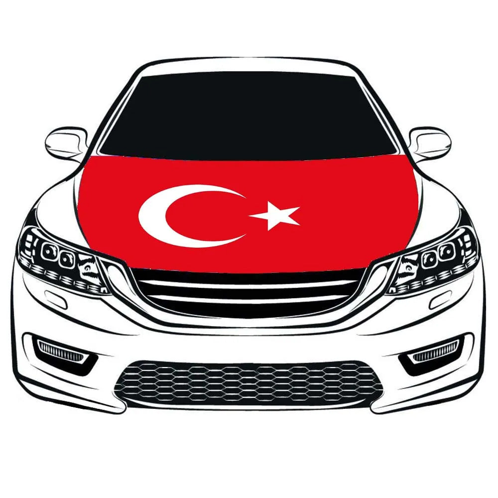 car hood flag