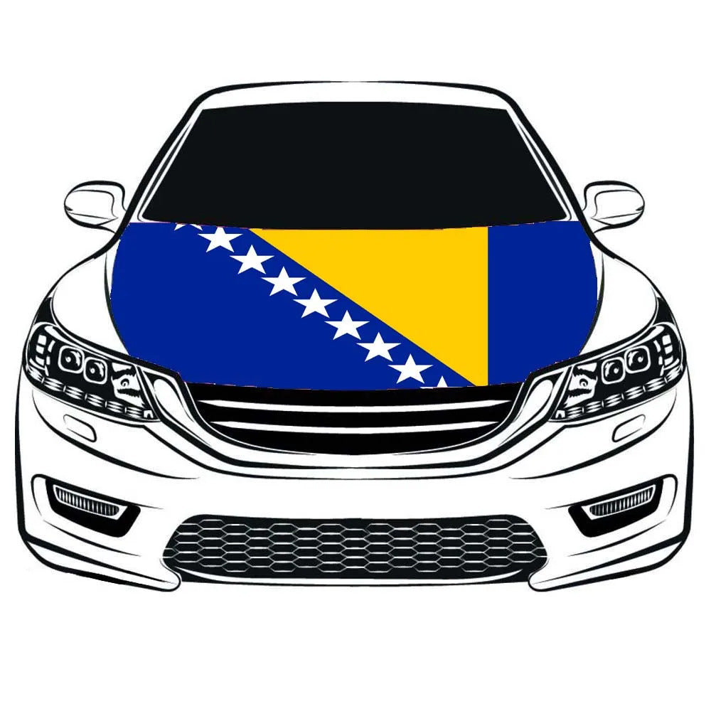 car hood flag