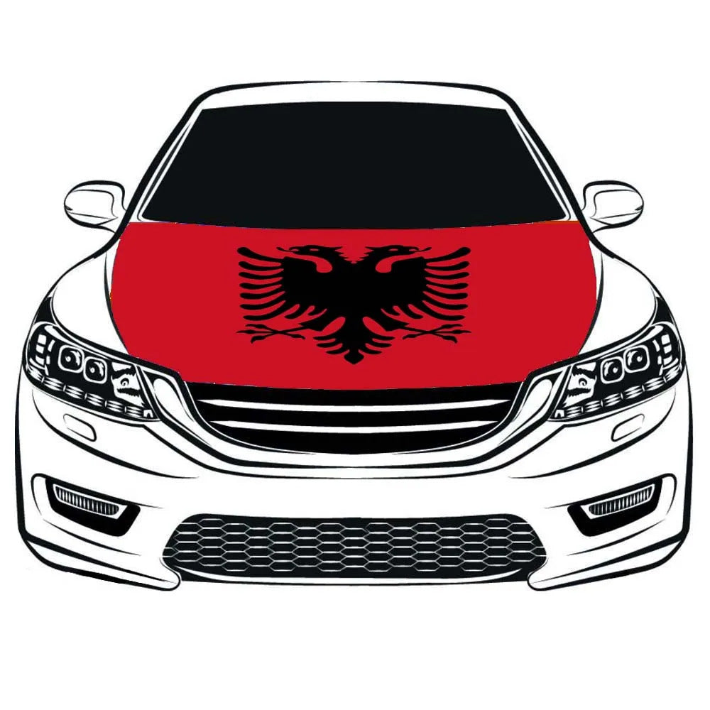 car hood flag