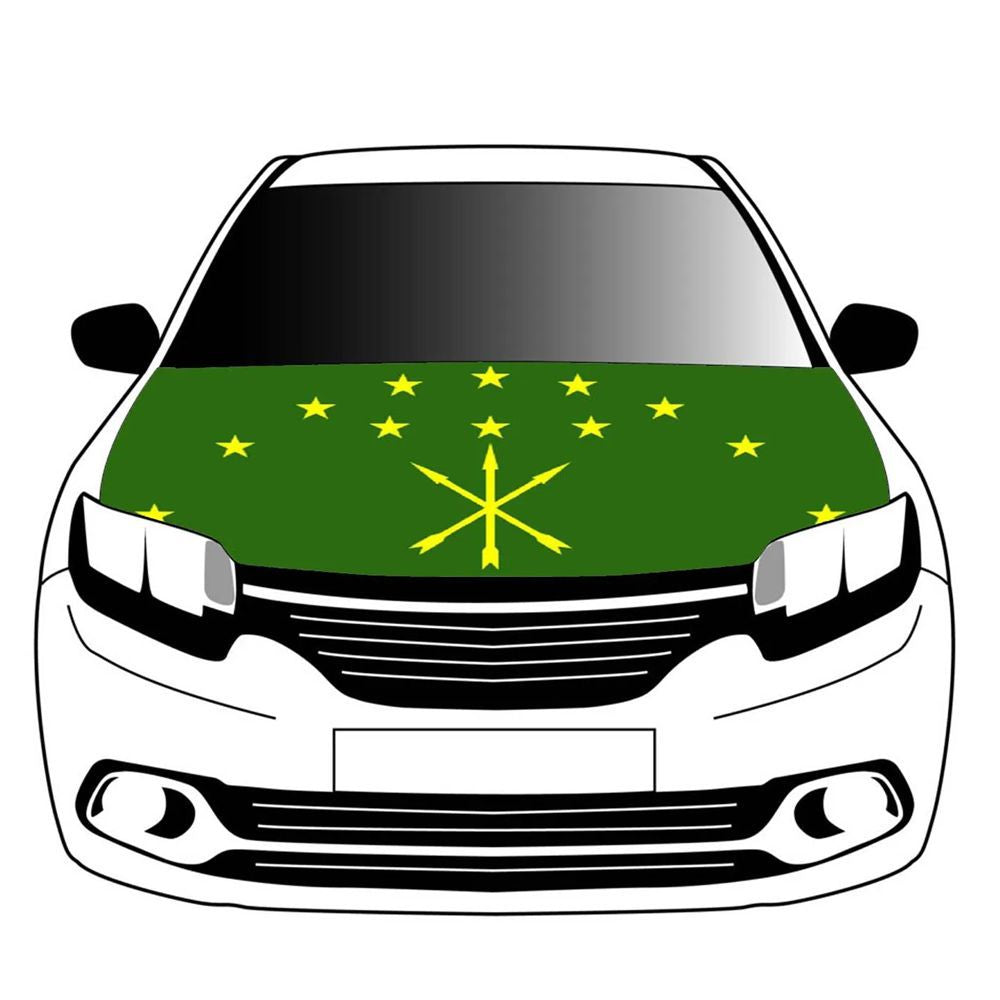 car hood flag