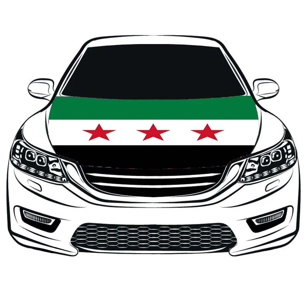 car hood flag