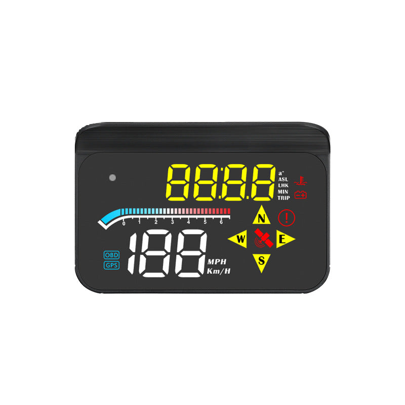 Car HUD Display with OBD and GPS Dual System