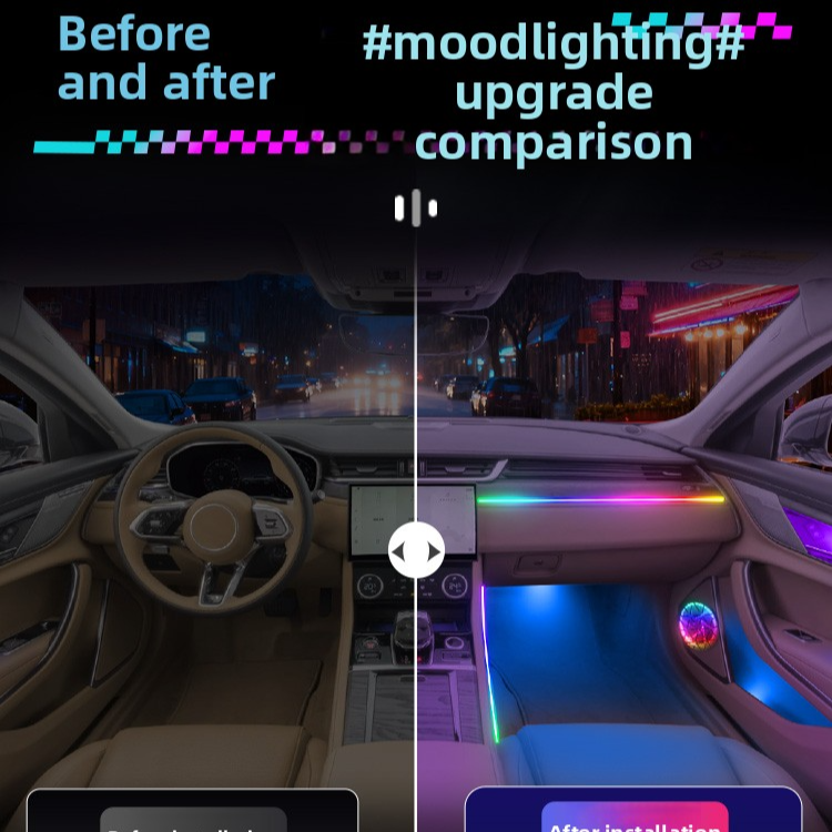 Car Interior Ambient Lighting Kit