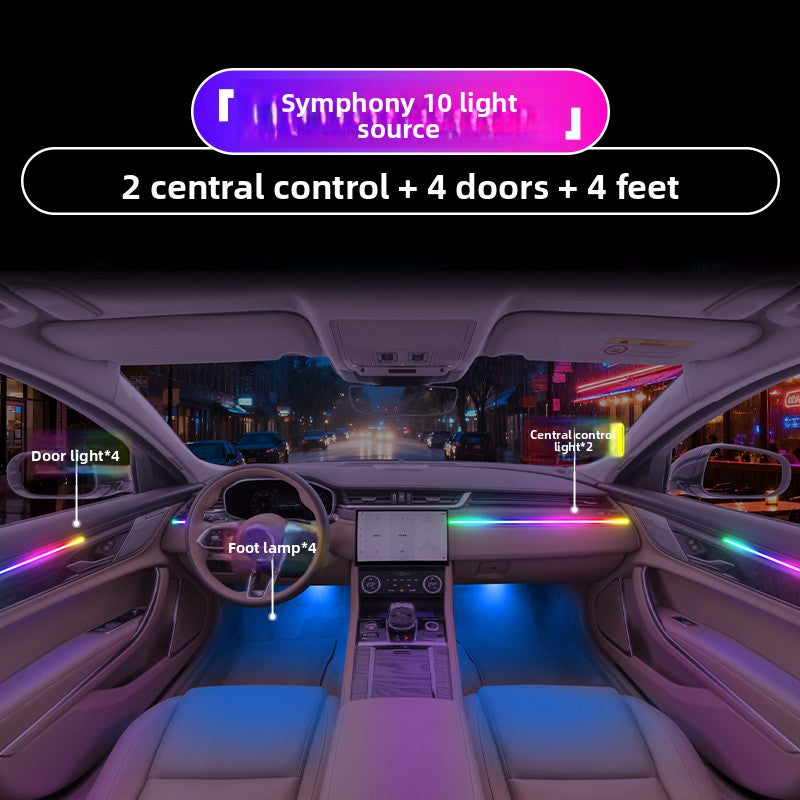 Car Interior Ambient Lighting Kit