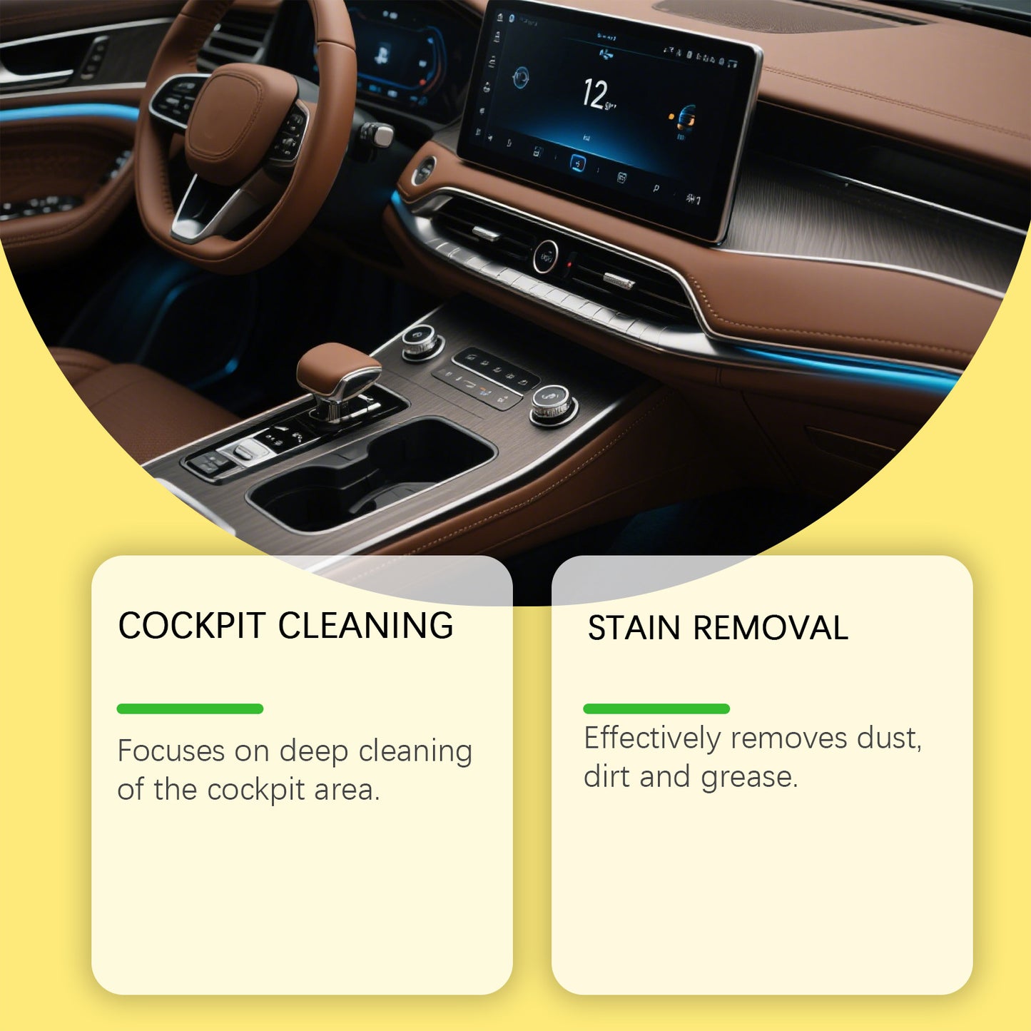 Car Interior Cleaner Dashboard Polishing Refreshing Agent