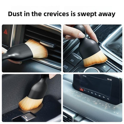 Car Interior Cleaning Brush with Dust Cover