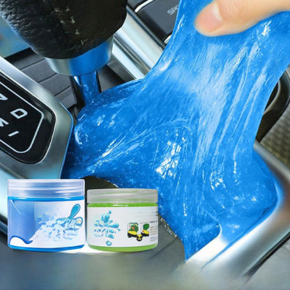 Car interior gap cleaning rubber sheet