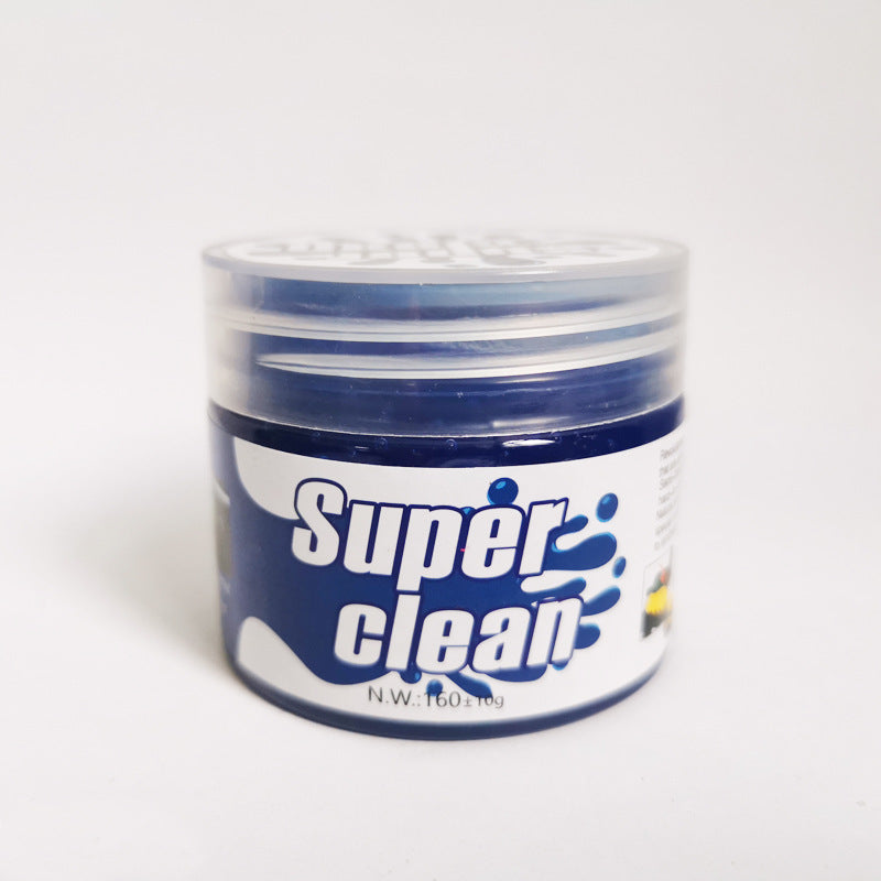 Car interior gap cleaning rubber sheet