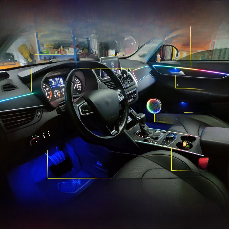 Car Interior LED Ambient Lighting