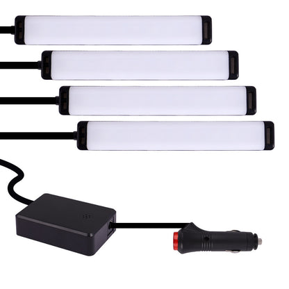 Car Interior LED Ambient Lighting with App and Sound Control
