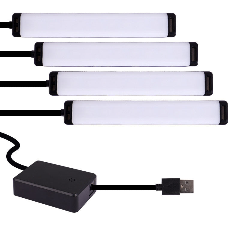 Car Interior LED Ambient Lighting with App and Sound Control