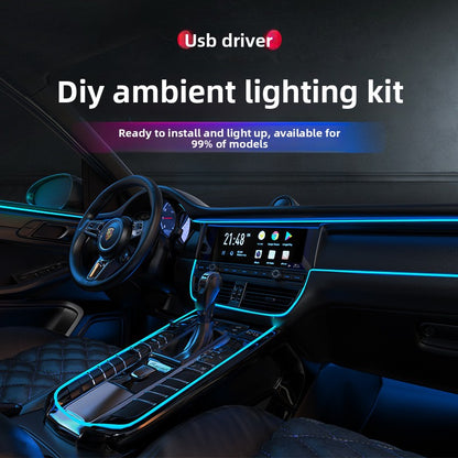 Car Interior LED Atmosphere Light Strips