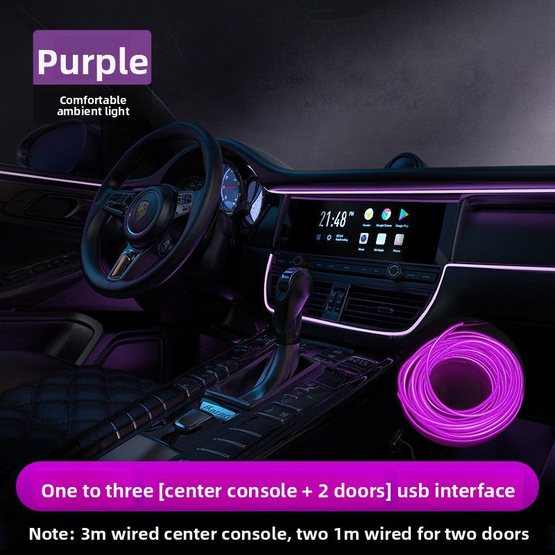 Car Interior LED Atmosphere Light Strips