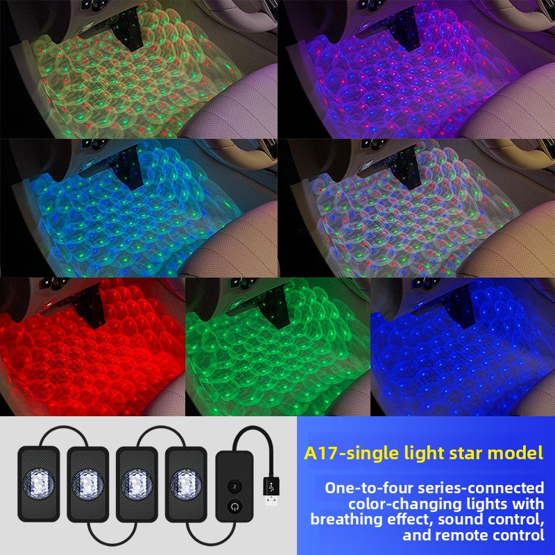 Car Interior LED Atmosphere Lighting