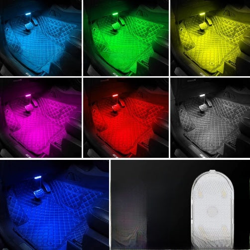Car Interior LED Wireless Ambient Light with Touch Sensor