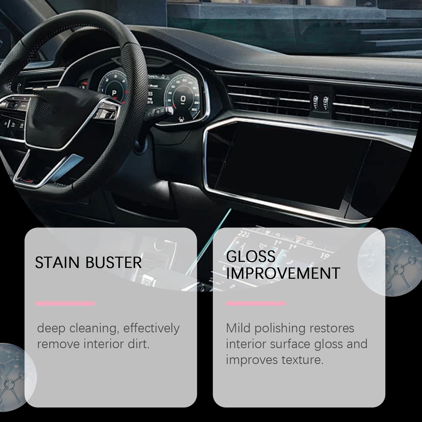 Car Interior Polishing Rejuvenation Decontamination Polishing Agent