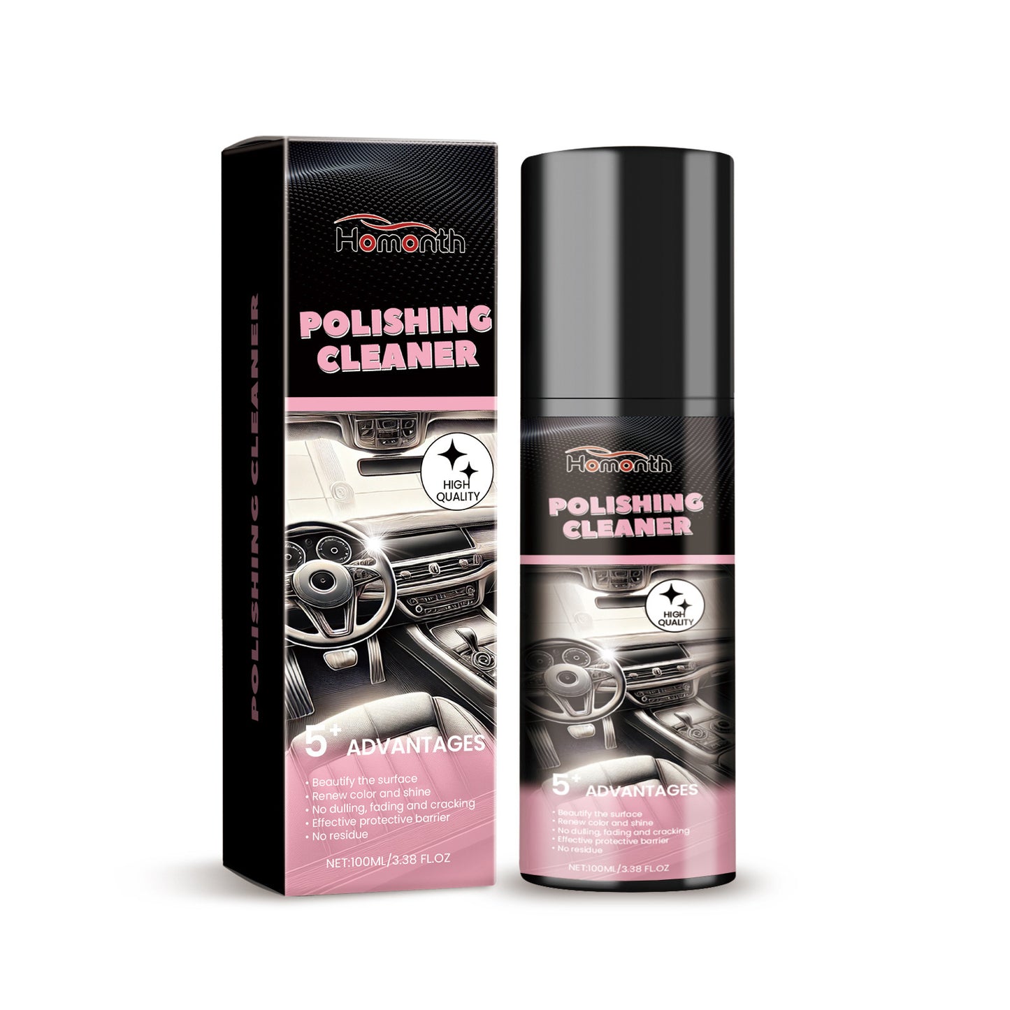 Car Interior Polishing Rejuvenation Decontamination Polishing Agent