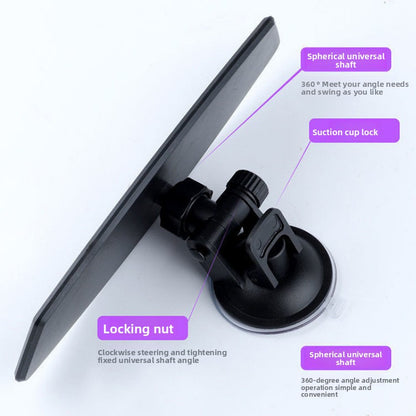 Car Interior Rearview Mirror with Suction Cup