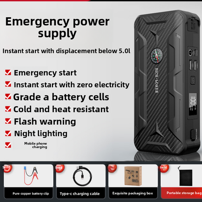 Car Jump Starter with Air Compressor