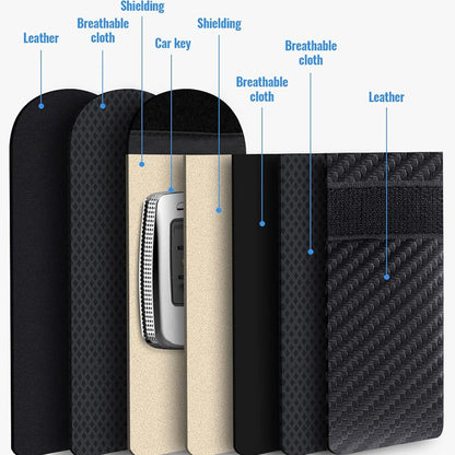 Car key shielding case