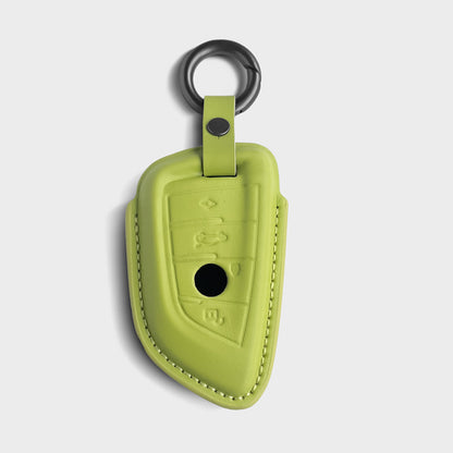 Car leather-covered shell with buckle closure