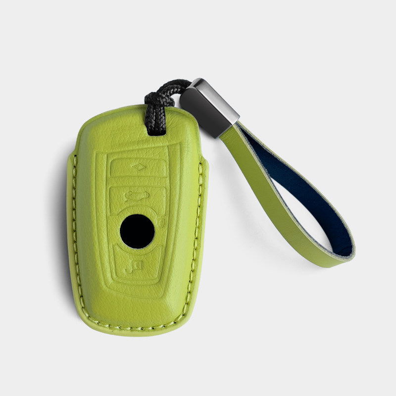 Car leather-covered shell with buckle closure
