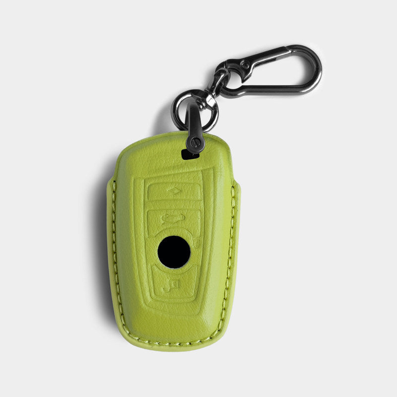 Car leather-covered shell with buckle closure