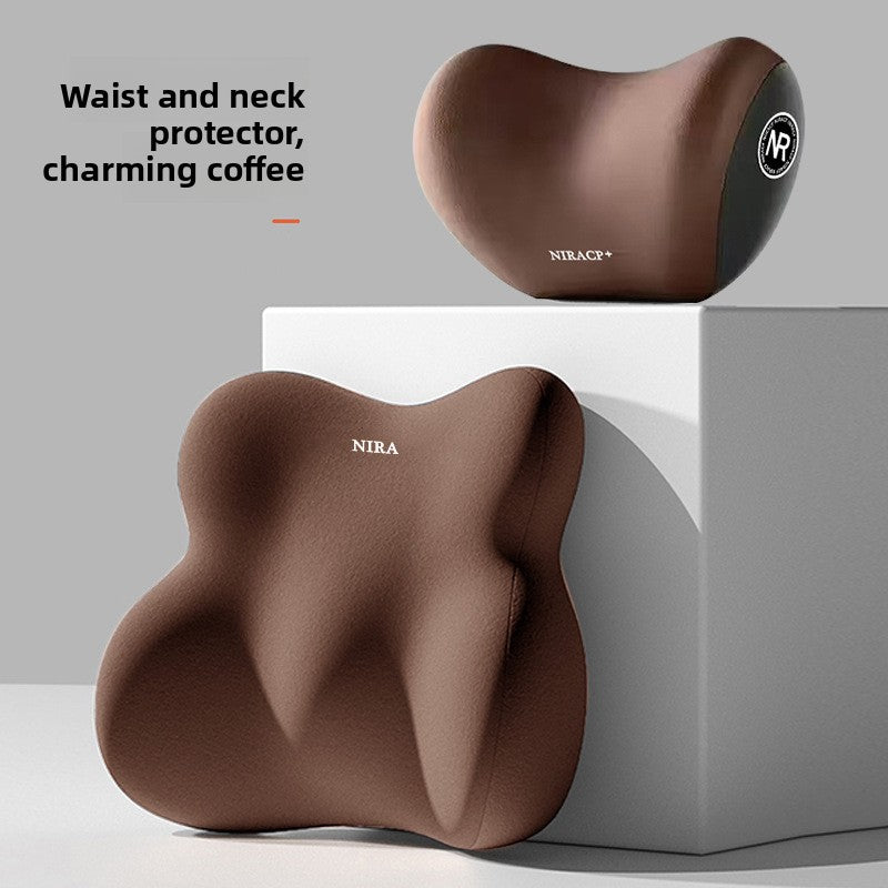 Car Lumbar Headrest Lumbar Cushion suit Seat Cushion Pillow Car Backrest Lumbar Neck Pillow Lumbar Pillow Office