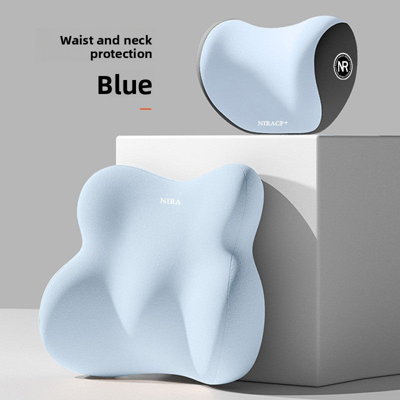 Car Lumbar Headrest Lumbar Cushion suit Seat Cushion Pillow Car Backrest Lumbar Neck Pillow Lumbar Pillow Office