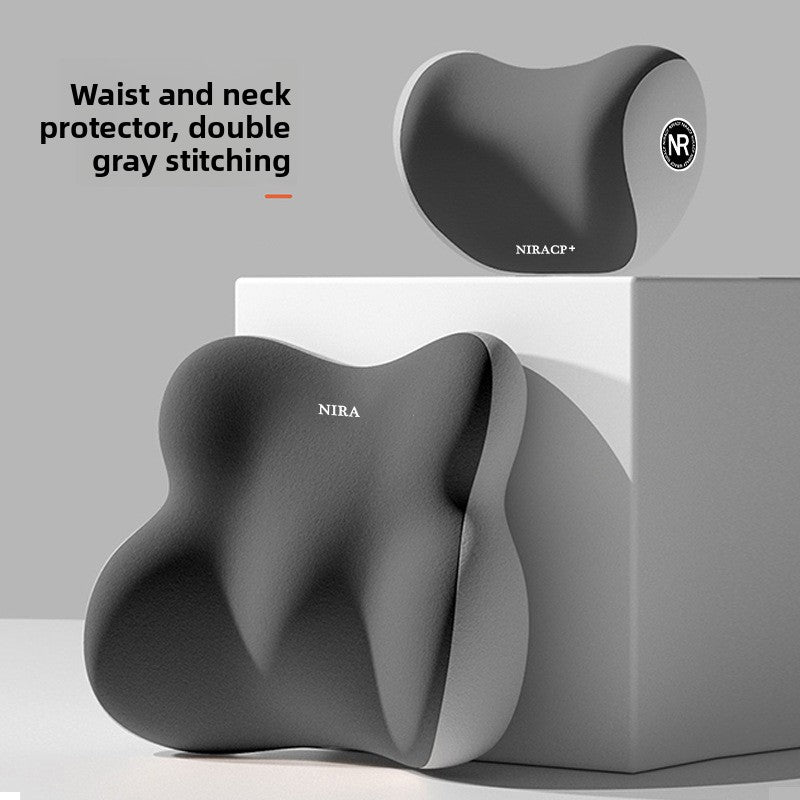 Car Lumbar Headrest Lumbar Cushion suit Seat Cushion Pillow Car Backrest Lumbar Neck Pillow Lumbar Pillow Office