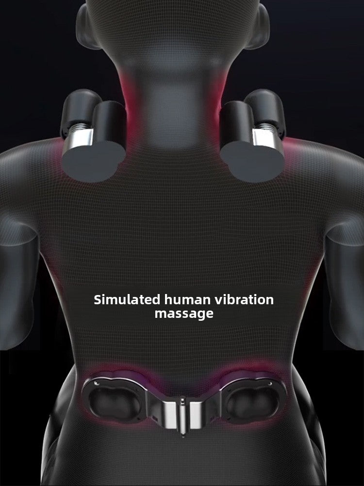 Car Lumbar Support Cushion with Massage Function