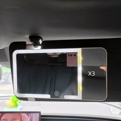 Car makeup mirror