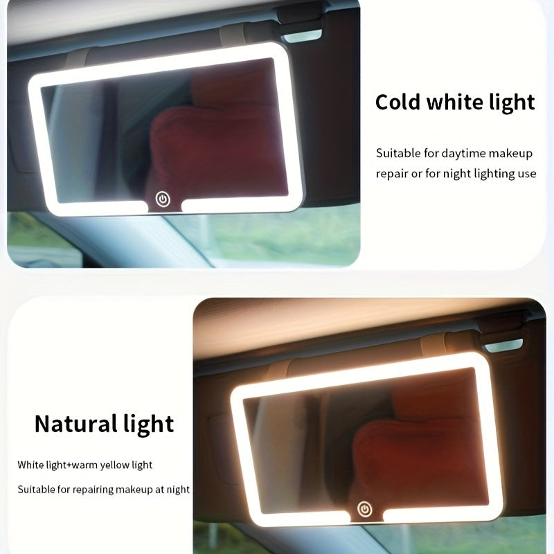 Car makeup mirror