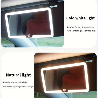Car makeup mirror
