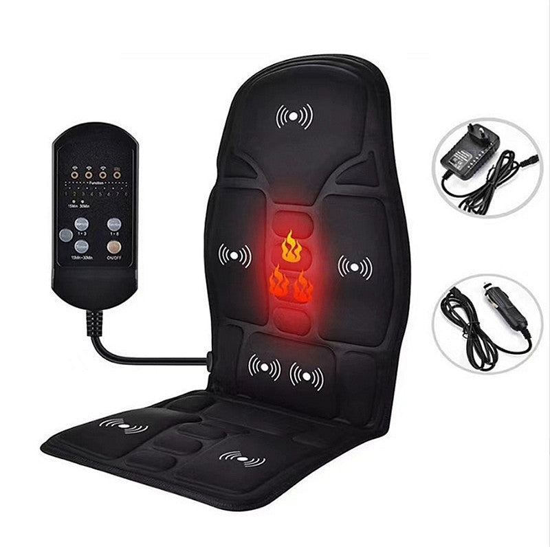 Car massage heating seat cushion