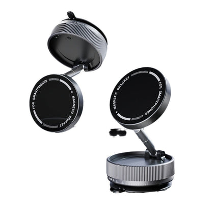 Car metal mobile phone bracket 2025 new suction cup vacuum adsorption car special navigation magnetic suction fixing bracket