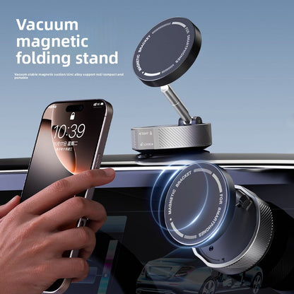 Car mobile phone bracket vacuum adsorption magnetic bracket multi-scene angle adjustment 360 ° rotating bracket