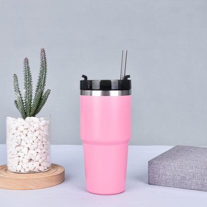 Car Mount Insulated Straw Cup