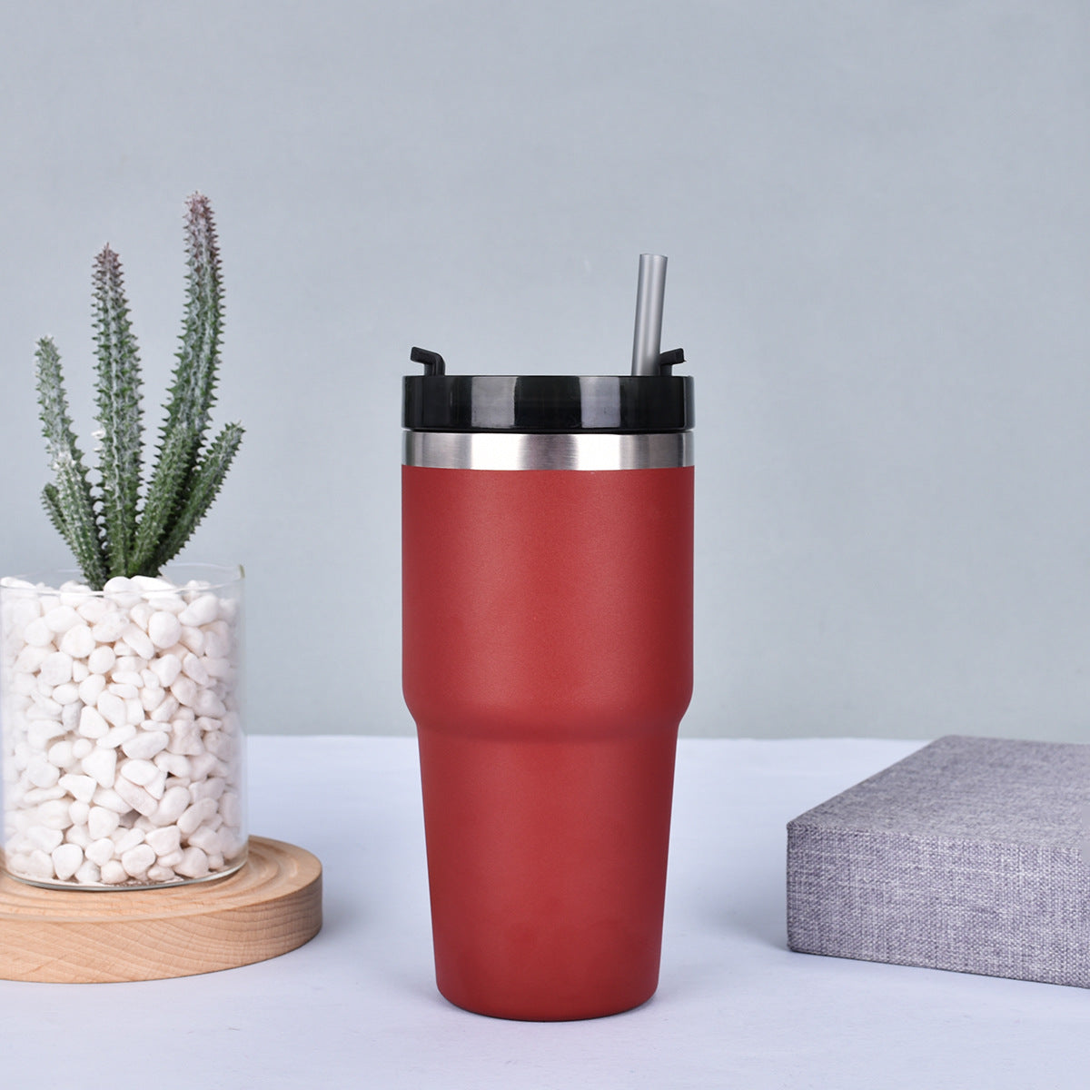 Car Mount Insulated Straw Cup