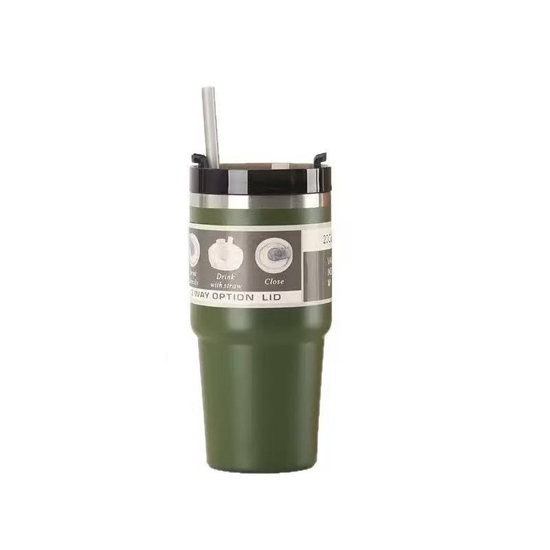 Car Mount Insulated Straw Cup