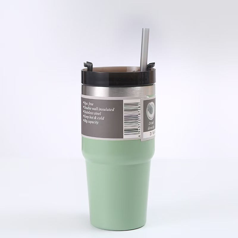 Car Mount Insulated Straw Cup