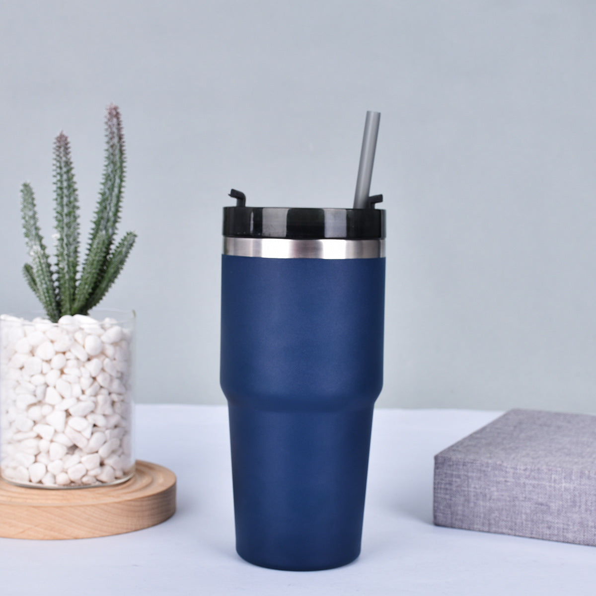 Car Mount Insulated Straw Cup
