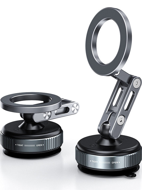 Car-Mount Vacuum-Adhesive Magnetic Phone Holder