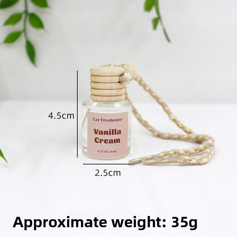 Car-mounted aromatherapy glass bottle