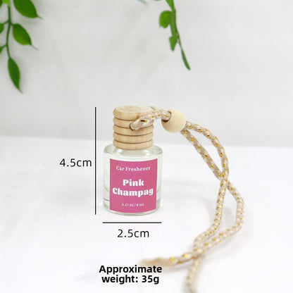 Car-mounted aromatherapy glass bottle
