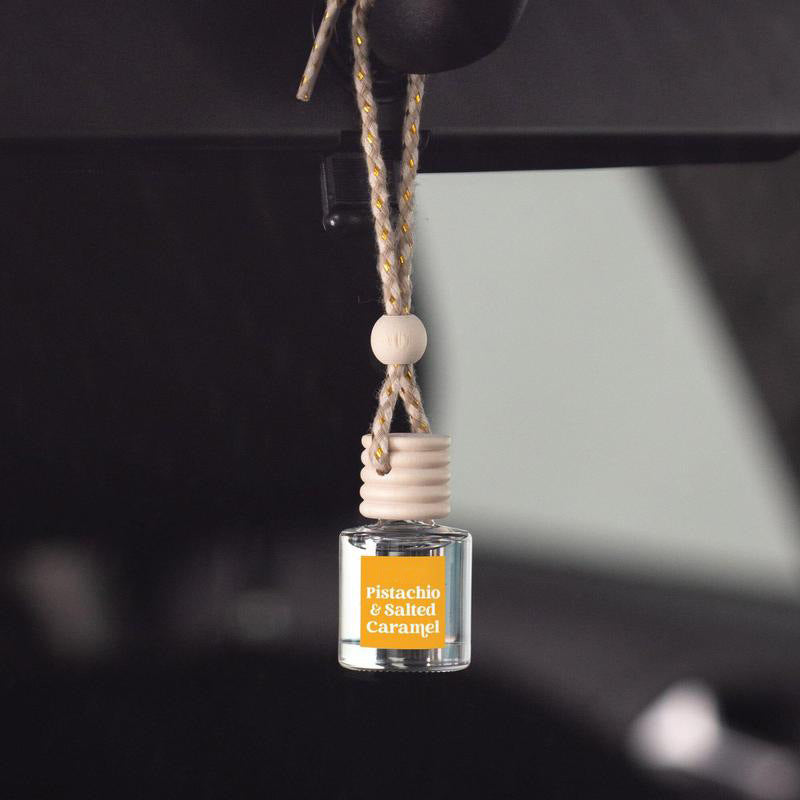 Car-mounted aromatherapy glass bottle
