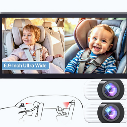 Car-Mounted Baby Monitor with HD Display